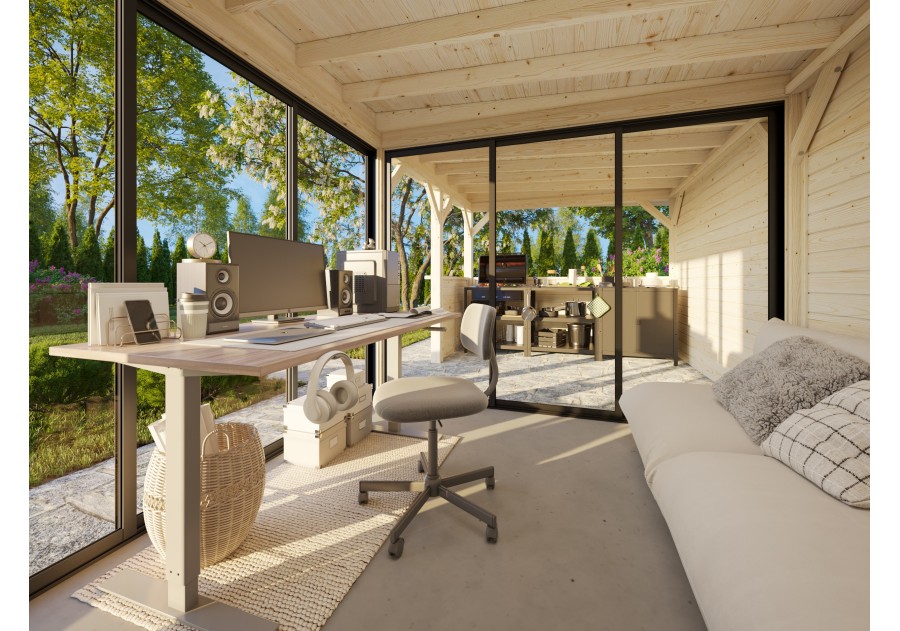 Altana nowoczesna LENNA116, 5.88x3.0m [set 407, seria CONNECT]