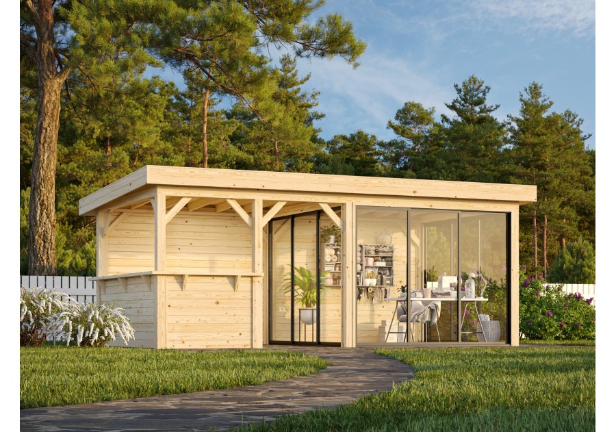 Altana nowoczesna LENNA116, 5.88x3.0m [set 408, seria CONNECT]