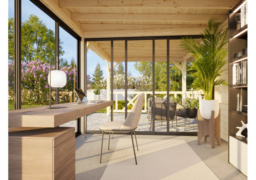 Altana nowoczesna LENNA116, 5.88x3.0m [set 704, seria CONNECT]