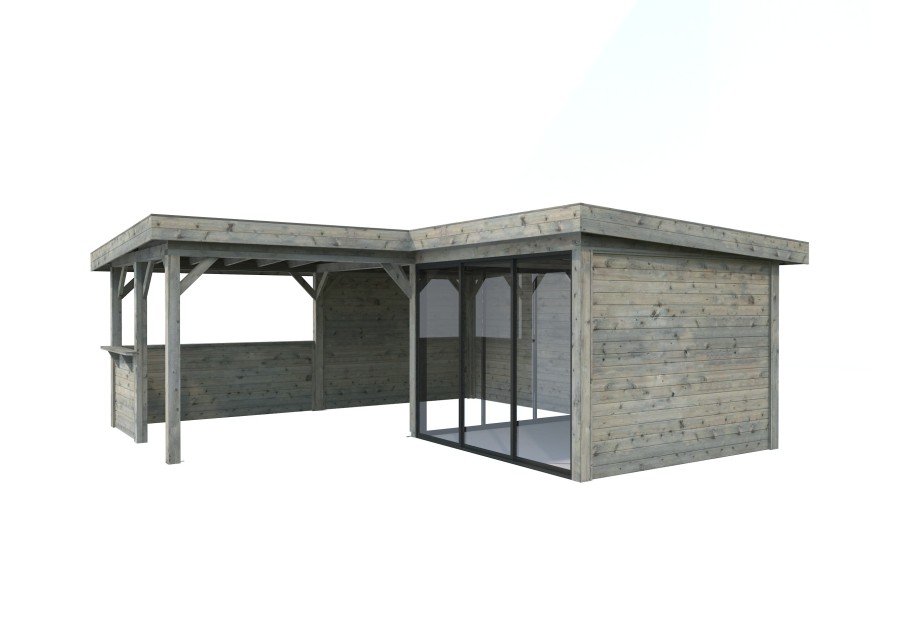 Altana nowoczesna LENNA249, 5.88x5.88m [set 409, seria CONNECT]