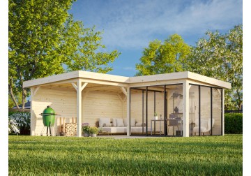 Altana nowoczesna LENNA249, 5.88x5.88m [set 412, seria CONNECT]