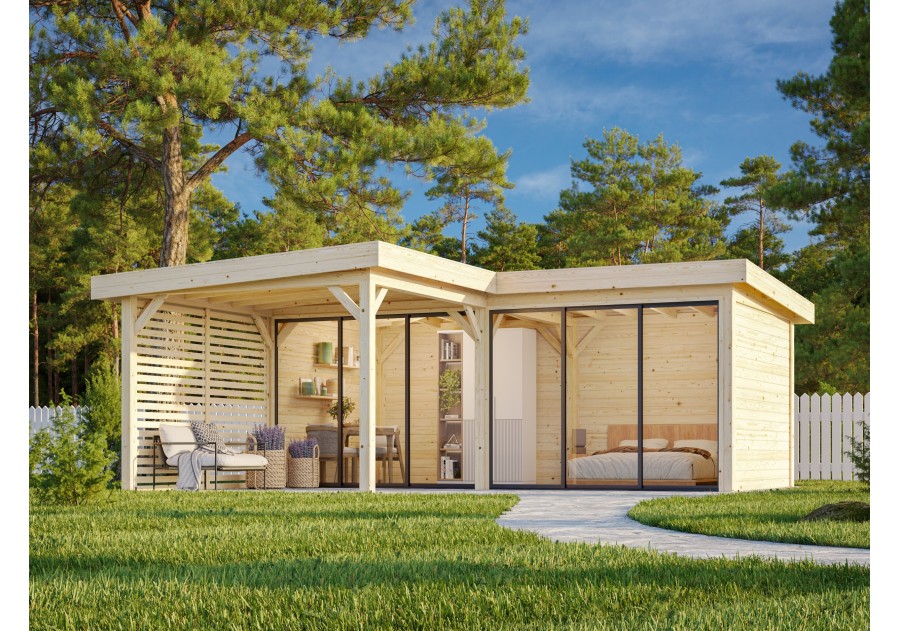 Altana nowoczesna LENNA249, 5.88x5.88m [set 413, seria CONNECT]