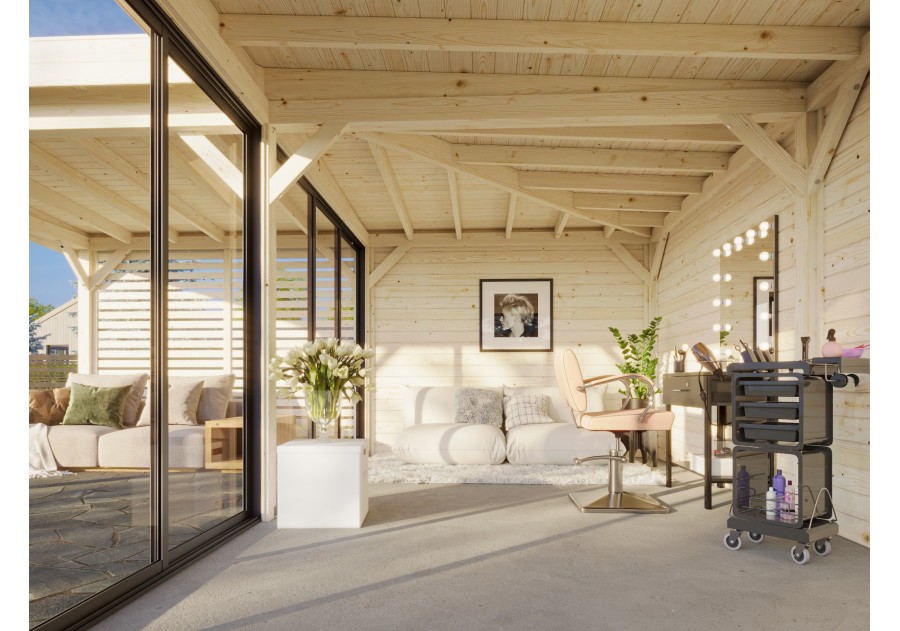 Altana nowoczesna LENNA249, 5.88x5.88m [set 414, seria CONNECT]