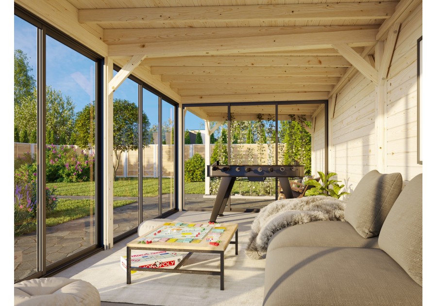 Altana nowoczesna LENNA249, 8.76x3.0m [set 418, seria CONNECT]