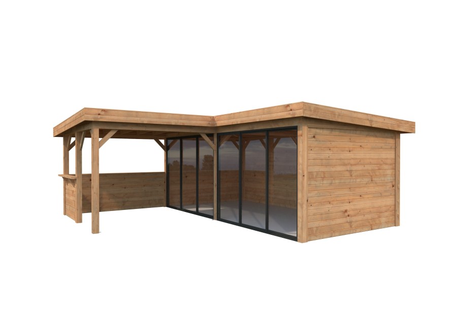 Altana nowoczesna LENNA249, 5.88x5.88m [set 422, seria CONNECT]