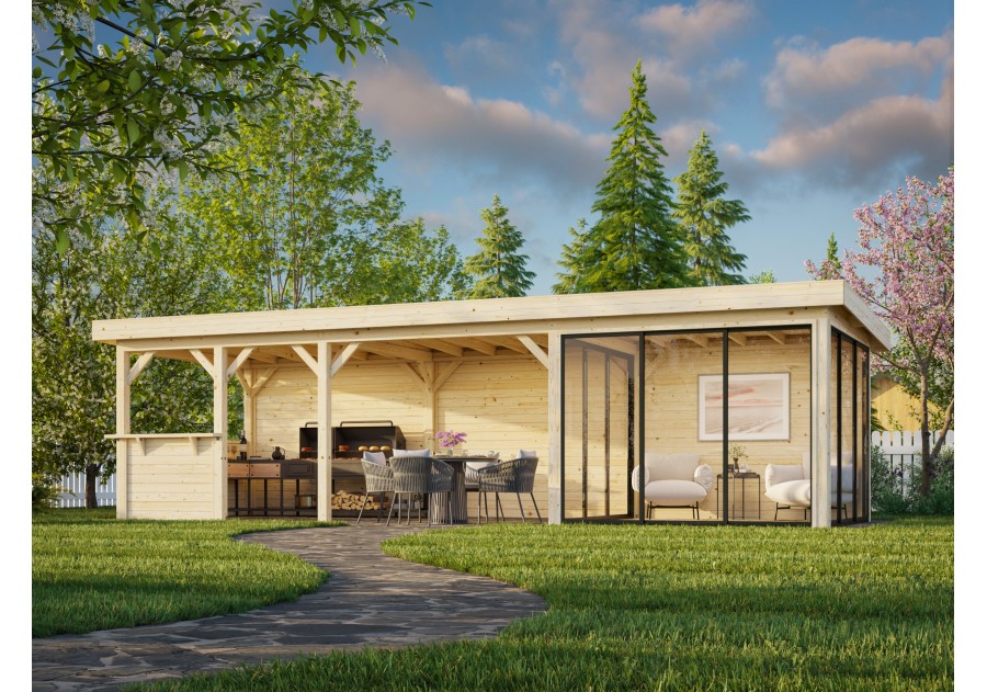 Altana nowoczesna LENNA249, 8.76x3.0m [set 716, seria CONNECT]