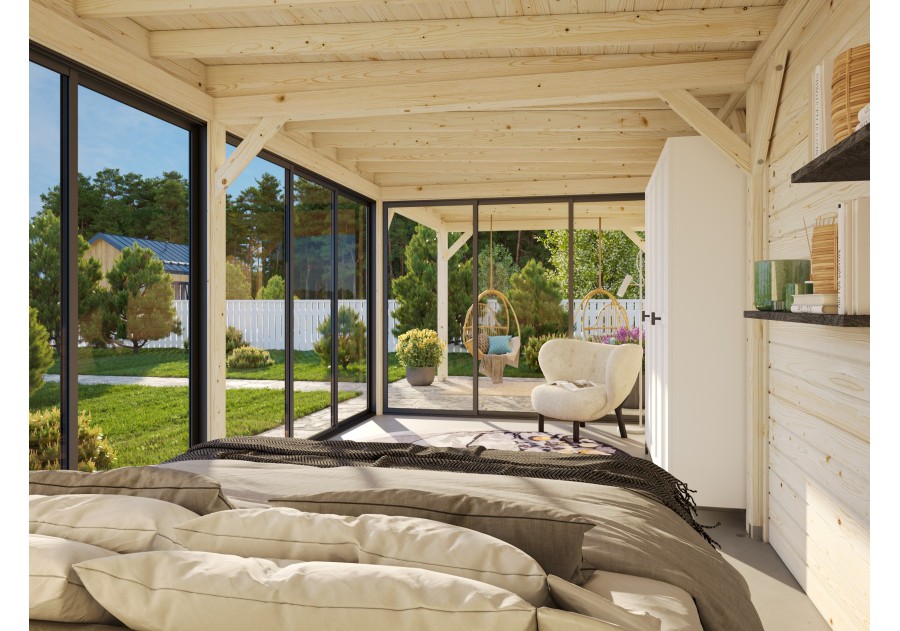 Altana nowoczesna LENNA249, 8.76x3.0m [set 717, seria CONNECT]