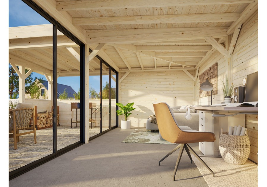 Altana nowoczesna LENNA249, 5.88x5.88m [set 723, seria CONNECT]