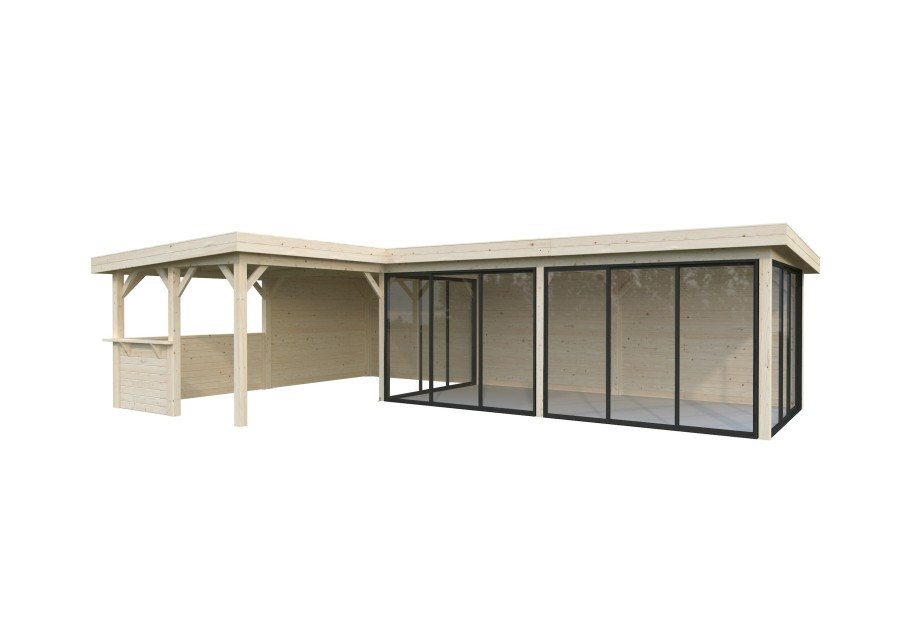 Altana nowoczesna LENNA332, 8.76x5.88m [set 721, seria CONNECT]