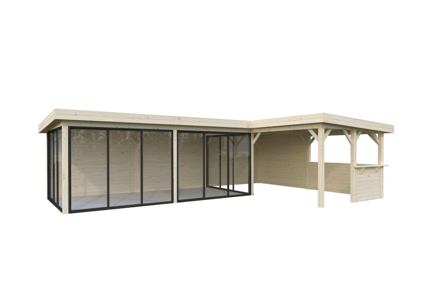 Altana nowoczesna LENNA332, 8.76x5.88m [set 721, seria CONNECT]