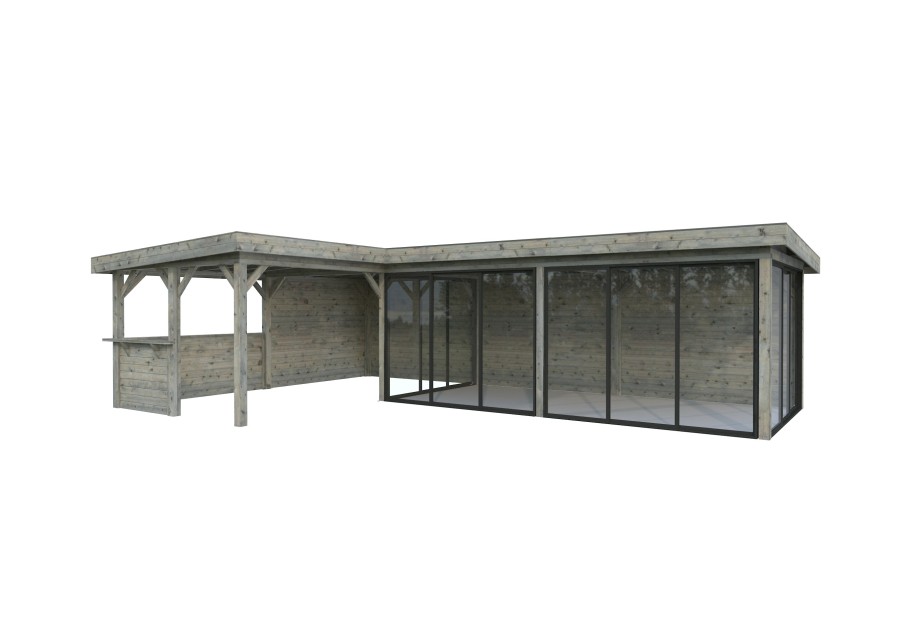 Altana nowoczesna LENNA332, 8.76x5.88m [set 721, seria CONNECT]