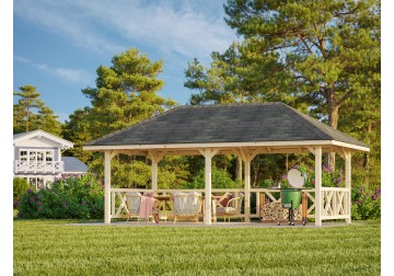 Altana ogrodowa BIANCA166 5.88x3.0m [set 107, seria CONNECT]