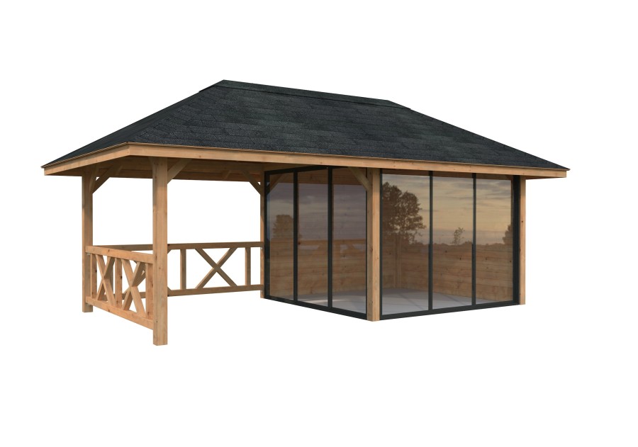 Altana nowoczesna BIANCA166 5.88x3.0m [set 203, seria CONNECT]