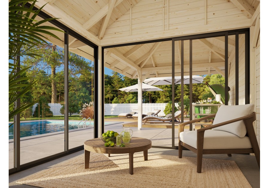 Altana nowoczesna BIANCA166 5.88x3.0m [set 205, seria CONNECT]