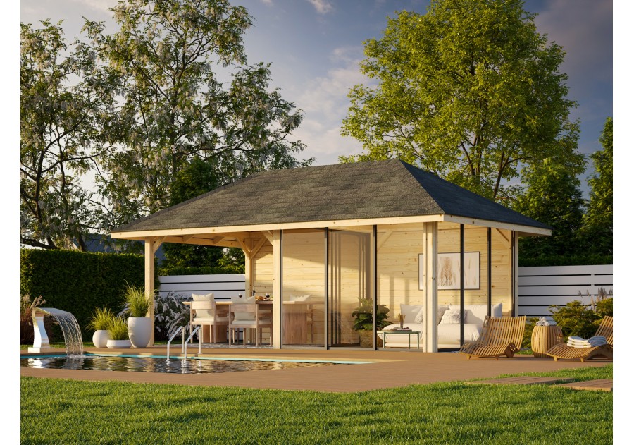 Altana nowoczesna BIANCA166 5.88x3.0m [set 206, seria CONNECT]