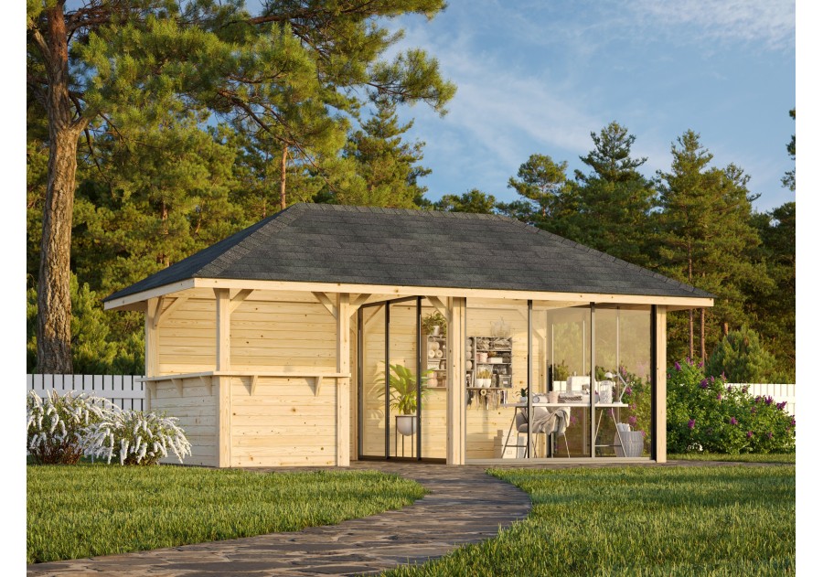 Altana nowoczesna BIANCA166 5.88x3.0m [set 208, seria CONNECT]