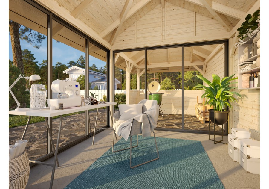 Altana nowoczesna BIANCA166 5.88x3.0m [set 208, seria CONNECT]