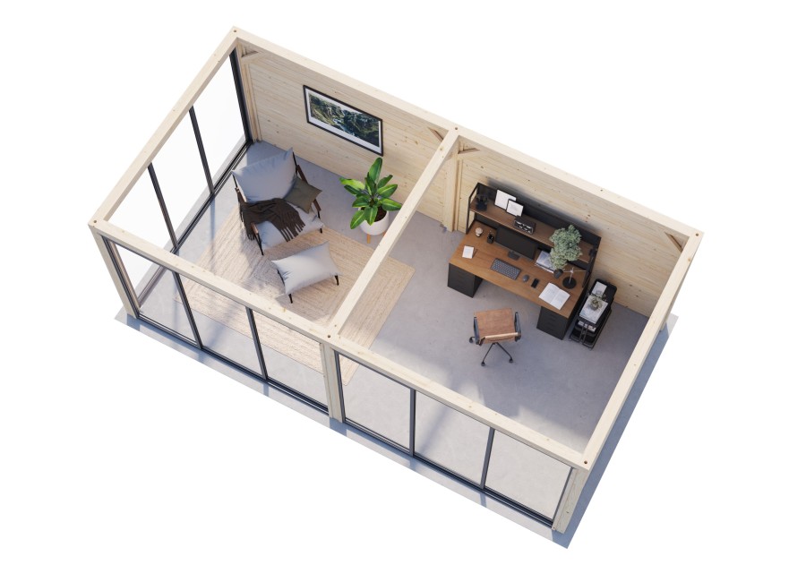 Altana nowoczesna BIANCA166 5.88x3.0m [set 502, seria CONNECT]