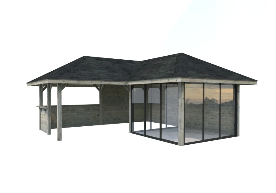 Altana nowoczesna BIANCA249 5.88x5.88m [set 210, seria CONNECT]