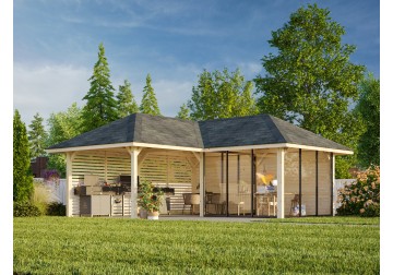 Altana nowoczesna BIANCA249 5.88x5.88m [set 211, seria CONNECT]