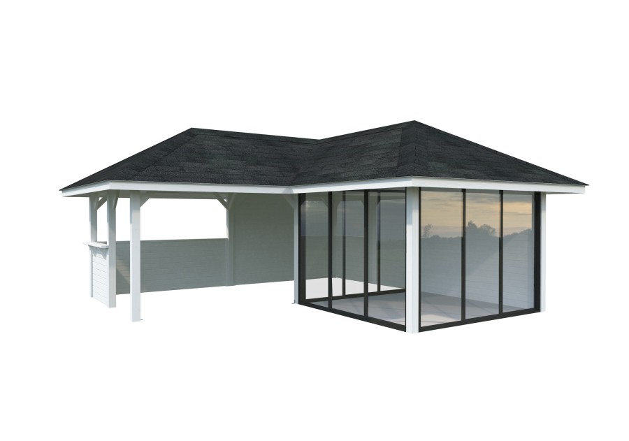 Altana nowoczesna BIANCA249 5.88x5.88m [set 510, seria CONNECT]