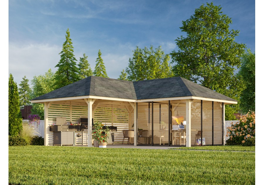 Altana nowoczesna BIANCA249 5.88x5.88m [set 511, seria CONNECT]