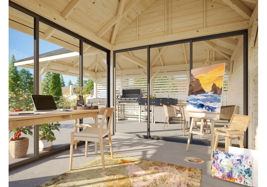 Altana nowoczesna BIANCA249 5.88x5.88m [set 511, seria CONNECT]