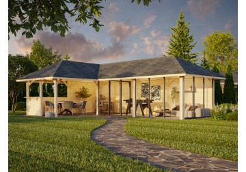 Altana nowoczesna BIANCA332 8.76x5.88m [set 221, seria CONNECT]