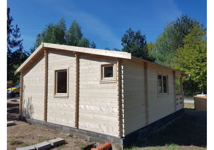 Domek letniskowy WENECJA 2 6.0x6.0m 45mm