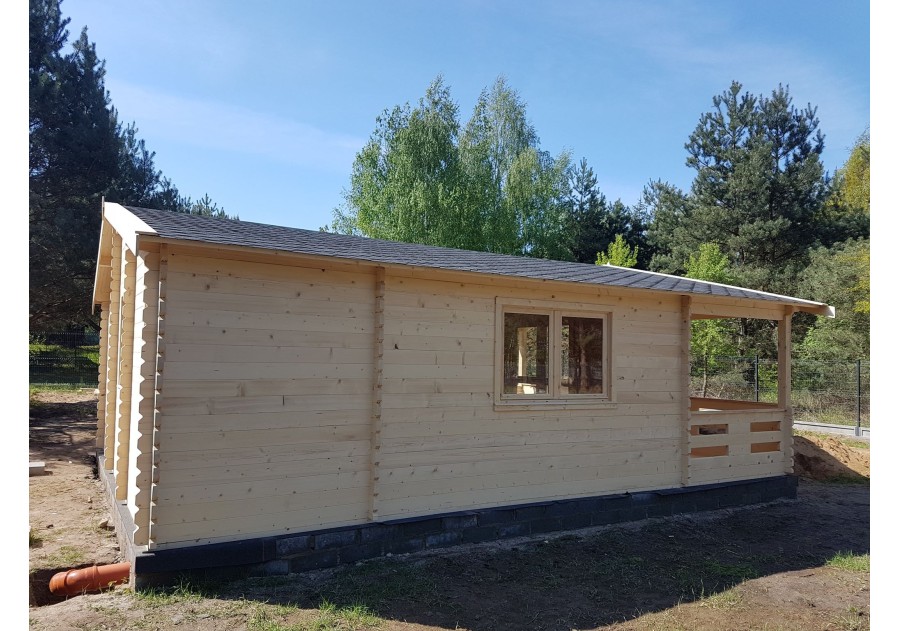 Domek letniskowy WENECJA 2 6.0x6.0m 45mm
