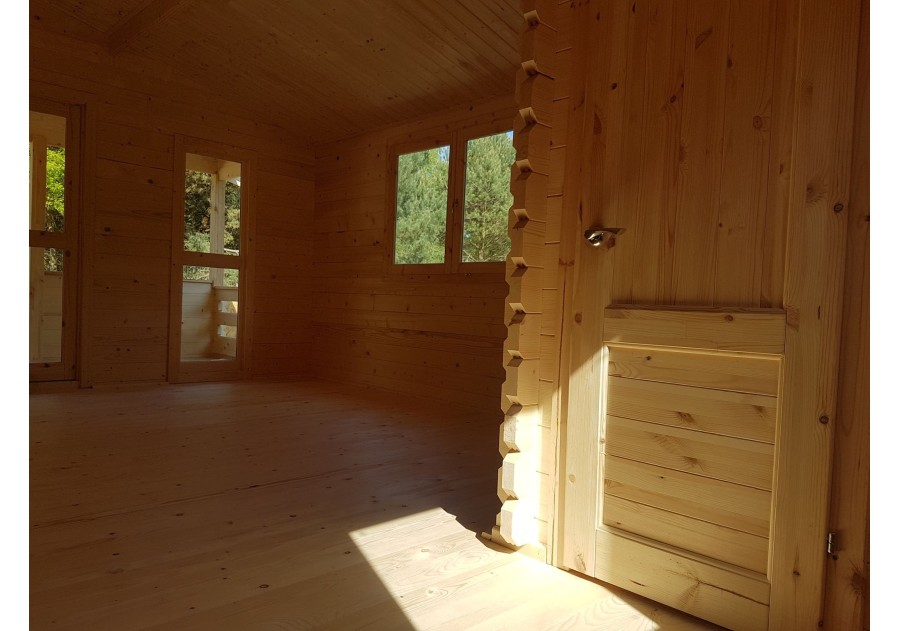 Domek letniskowy WENECJA 2 6.0x6.0m 45mm