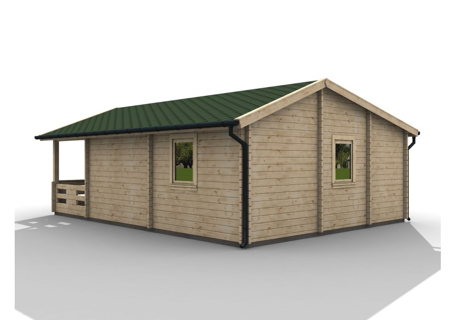 Domek letniskowy WENECJA 2 6.0x6.0m 45mm