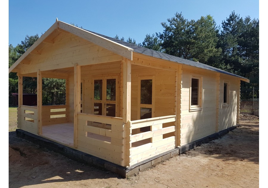 Domek letniskowy WENECJA 2 6.0x6.0m 45mm