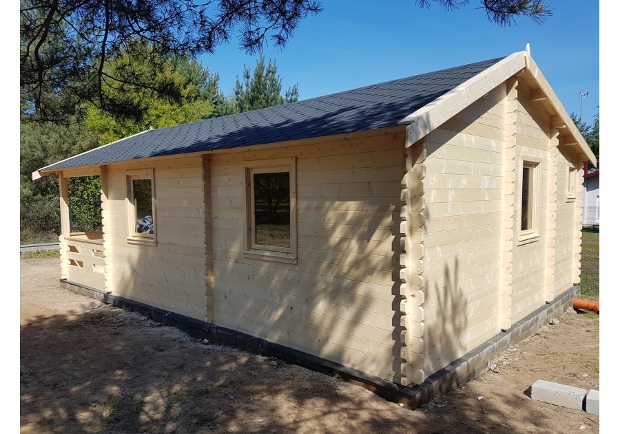 Domek letniskowy WENECJA 2 6.0x6.0m 45mm