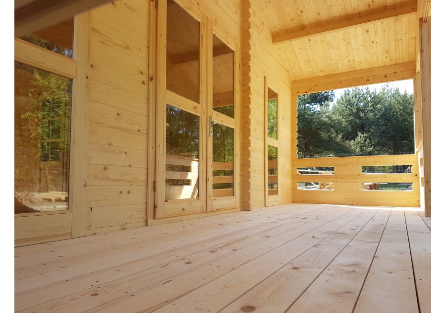 Domek letniskowy WENECJA 2 6.0x6.0m 45mm
