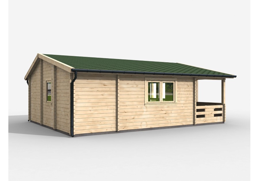 Domek letniskowy WENECJA 2 6.0x6.0m 45mm