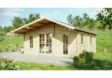 Domek letniskowy WENECJA 3 6.0x6.0m 45mm