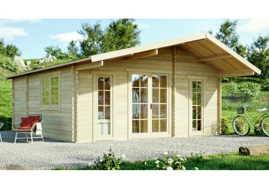 Domek letniskowy WENECJA 3 6.0x6.0m 45mm