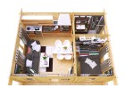 Domek letniskowy BARCELONA 6.0x4.5m 45mm