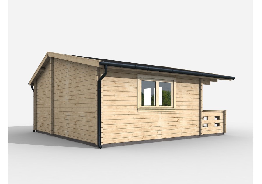 Domek letniskowy BARCELONA 6.0x4.5m 45mm