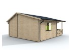 Domek letniskowy BARCELONA 6.0x4.5m 58mm + 2.5m taras