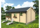 Domek letniskowy BARCELONA 6.0x4.5m 58mm + 2.5m taras