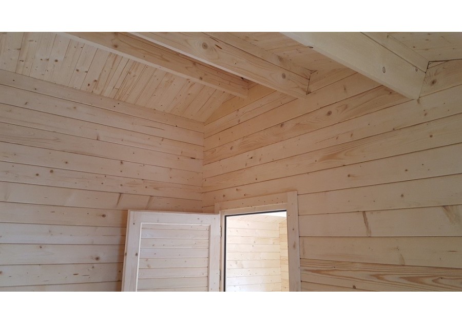 Domek letniskowy WILNO1, 6.0x5.5m 44mm