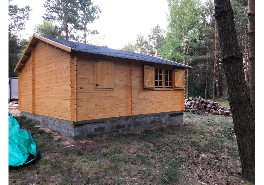 Domek letniskowy WILNO1, 6.0x5.5m 88mm