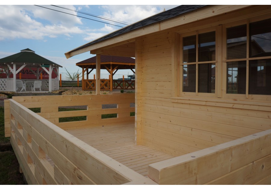 Domek letniskowy WIEDEŃ 6.0x6.0m 45mm