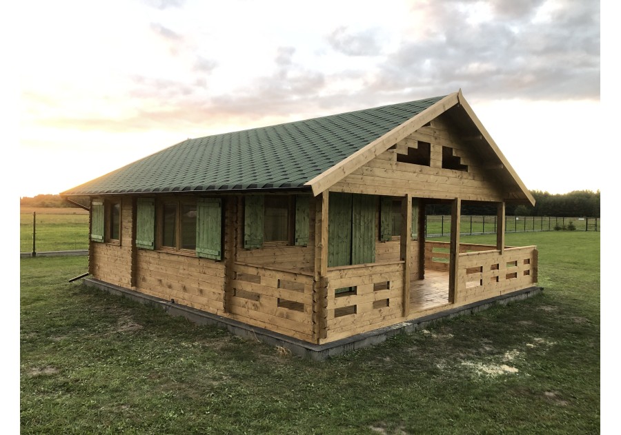 Domek letniskowy WIEDEŃ 6.0x6.0m 88mm