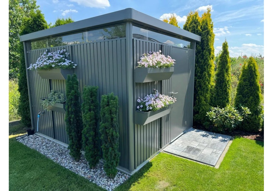 Domek metalowy HIGHLINE H6 2.97x2.97m