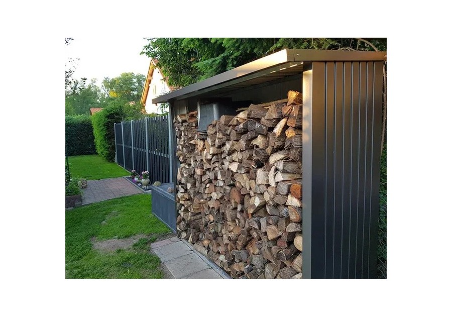 Metalowa drewutnia WOODSTOCK 150, 1.57x1.02m
