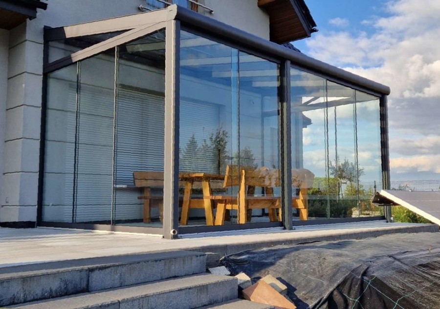 Ogród zimowy MODERN PRO 6.06x3.00m dach szklany