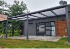 Zadaszenie tarasu MODERN PRO 3.06x3.00m dach poliwęglanowy